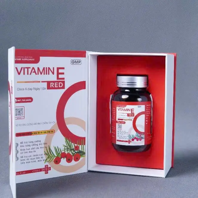 VITAMIN E  là thực phẩm bổ sung kết hợp tinh dầu thông đỏ tinh dầu gấc tinh dầu hoa hồng tinh dầu hoa anh thảo
