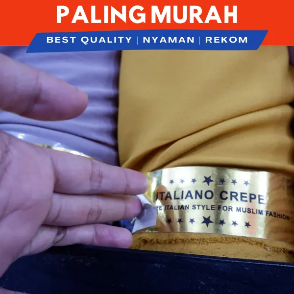 KAIN DIAMOND CREPE PREMIUM | KAIN BAHAN HIJAB | KAIN METERAN MURAH | CERUTY 0
