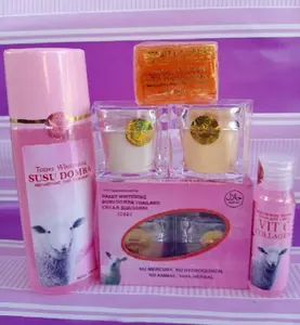 Paket 5in1 Toner Serum Cream Susu Domba CSD hologram 100% Original Memutihkan Merah