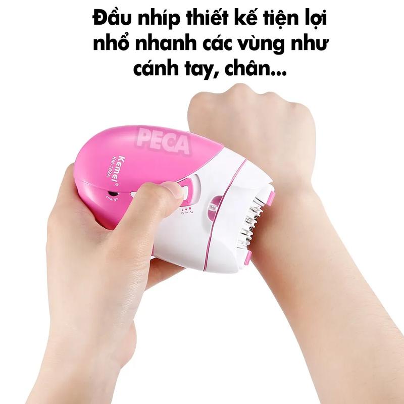 Product Introduction of Hair removal machine Kemei km-189a dedicated defeathering full-body, battery charger professional 14