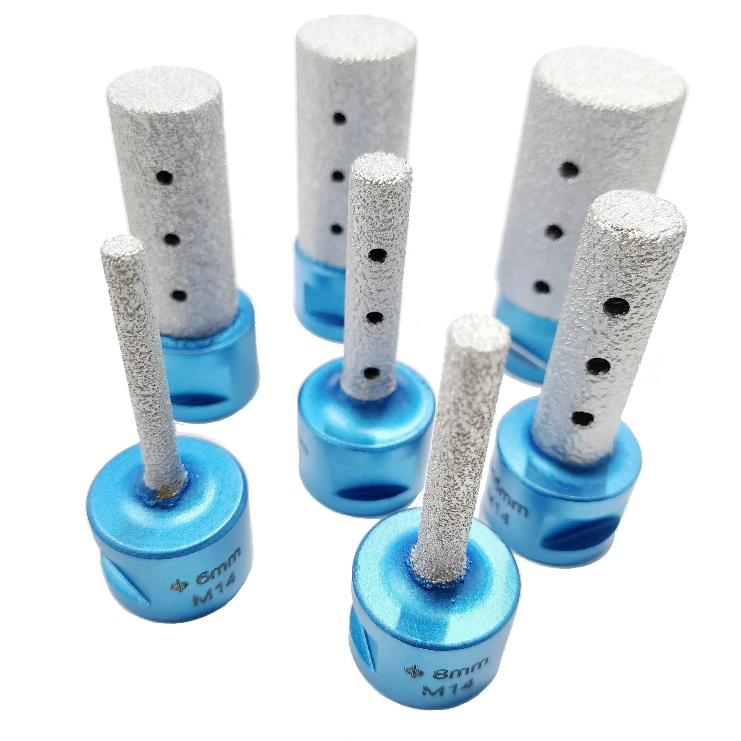M14 Thread Vacuum Brazed Technology Drill Bit, Hole Saw Milling and Edge Trimming Tool for Stone Granite Marble Tile Use, Heavy Duty