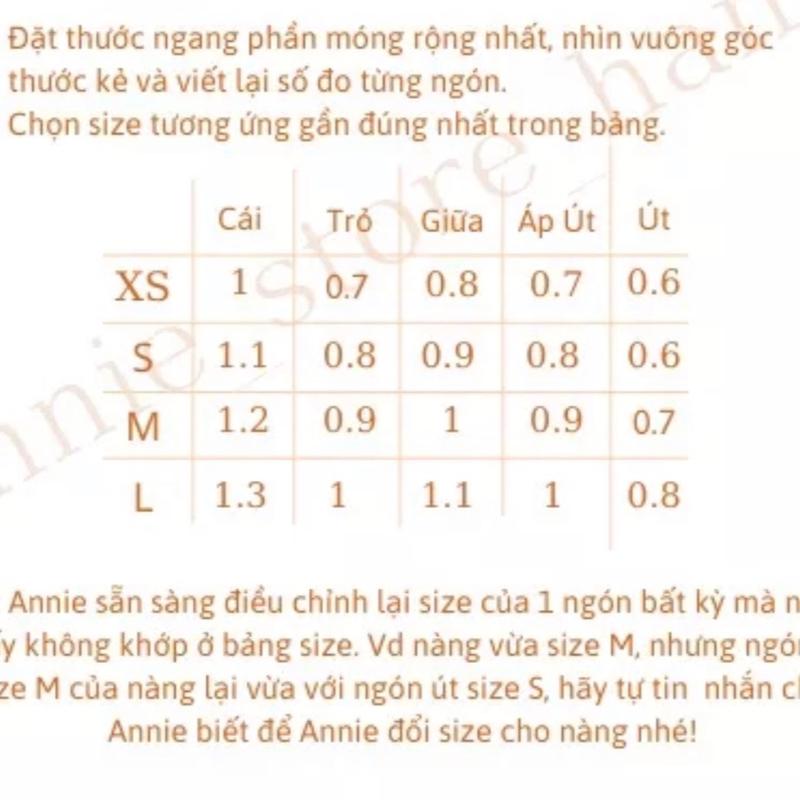 Nailbox thiết kế thủ công phối 3 màu thạch yao yao sơn thạch gạo nail box xinh 3