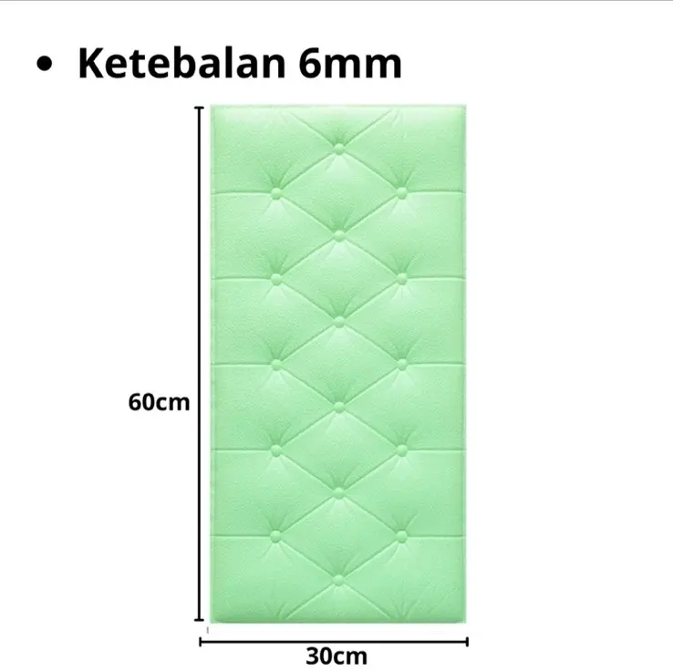 Wallpaper dinding foam xpe headboard Dekorasi