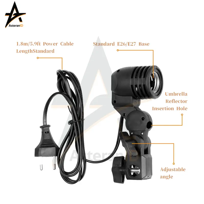 Paket Light Stand 2M Plus Single Lamp Holder Foto Studio Paket Lighting Studio Lampu Led Camera Kamera Ringlight 4