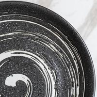 Gambar Vanity Black Salad Plate 8" / Piring makan cantik unik Kitchenware dari Brewsuniq Store Kota Medan 4 Tokopedia
