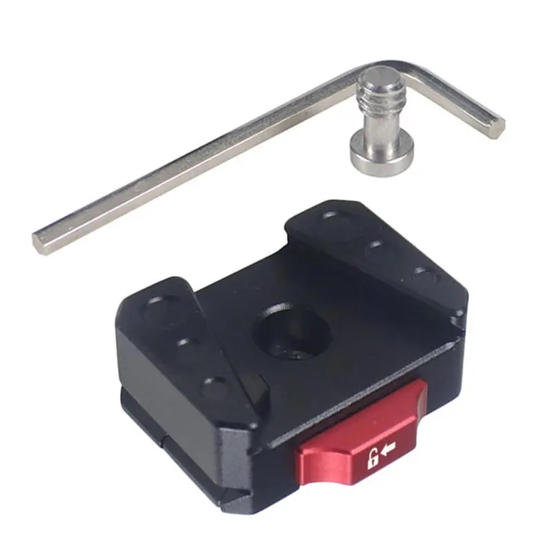 Thiết Bị Tấm Kẹp Tháo Nhanh Thay Thế Giá Đỡ, Miếng Đệm Chống Trượt, Kẹp Gắn Bền, Thích Hợp Cho Máy Ảnh Kỹ Thuật Số Tripod Monopod DSLR 8