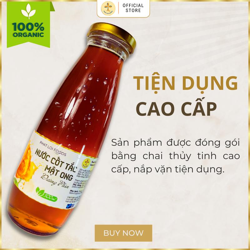 Nước cốt tắc mật ong đường phèn - Phát Lợi Foods - Giúp giảm ho, đau họng, tăng cường sức đề kháng 6