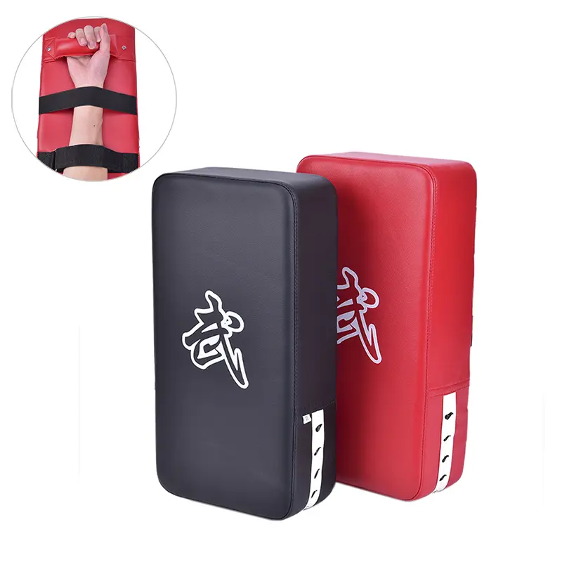 Punching Bag Boxing Pad Sand Bag Hand Kicking Pad PU Leather Training Gear Foot