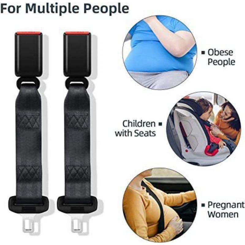 Product Introduction of Universal Car Safety Belt 23CM Seat Belt Extension Plug Buckle Seatbelt Clip Adjustable Extender Child Universal Lengthening 15