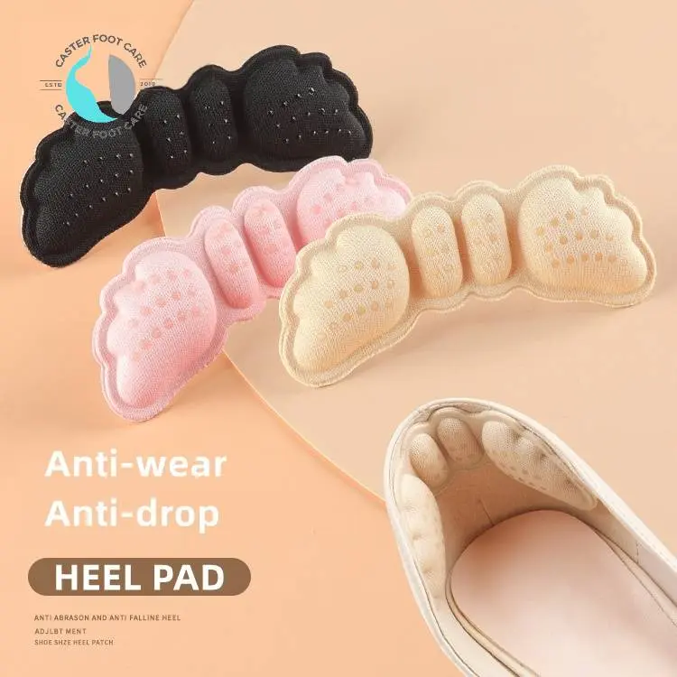 Heel Insole Pad High Heels Feet Care Protector Self-adhesive Sticker Inserts Anti-dropping Anti-slip Shoe Insoles