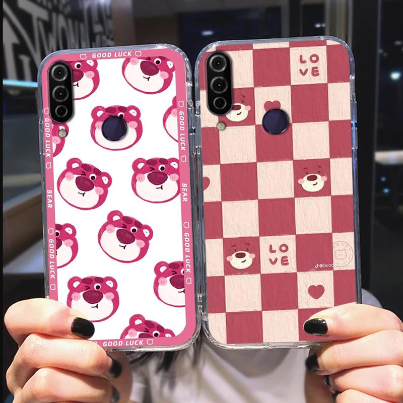 Ốp lưng Vsmart Joy 1 / Joy 1 Plus / Joy1+ / Joy 2 Plus / Joy2+ / Joy 3 gấu dâu lotsto dễ thương giá rẻ