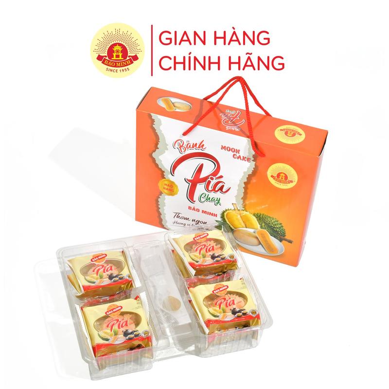 Bánh pía chay Bảo Minh 300g đậm vị sầu riêng 5