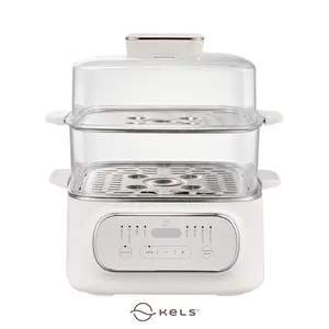 Kels 2.3 Ltr Moshi Pengukus Makanan - Putih