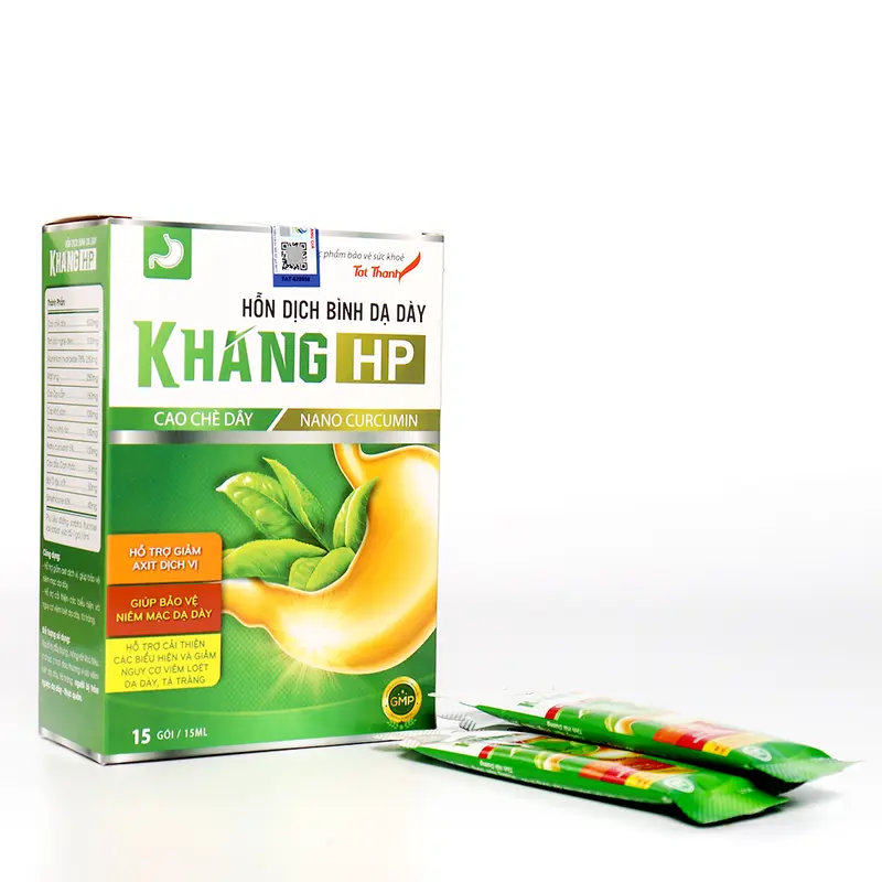 COMBO 3 HỘP hỗn dịch bình dạ dày KHANG  HP - 1 hộp 15 -Hỗ trợ giảm axit dịch vị ,hỗ trợ bảo vệ niêm mạc dạ dày ,làm giảm nguy cơ viêm loét dạ dày 2
