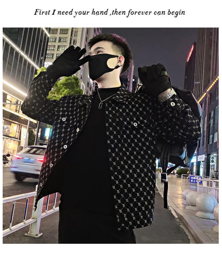 Product Introduction of Spring and Autumn Turn-down Collar Jacket for Men, Stylish Men's Casual High-end Trendy Brand Coat, 2024 New Spring Jacket Slipper 18