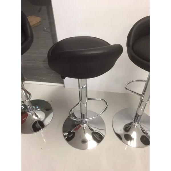 Ghế Quầy Bar-07 Ghế quầy bar, quầy thu ngân, phòng trang điểm, makeup Thương Hiệu AZON SHOP đen xám thoải mái ghế tựa ghế  quầy 6