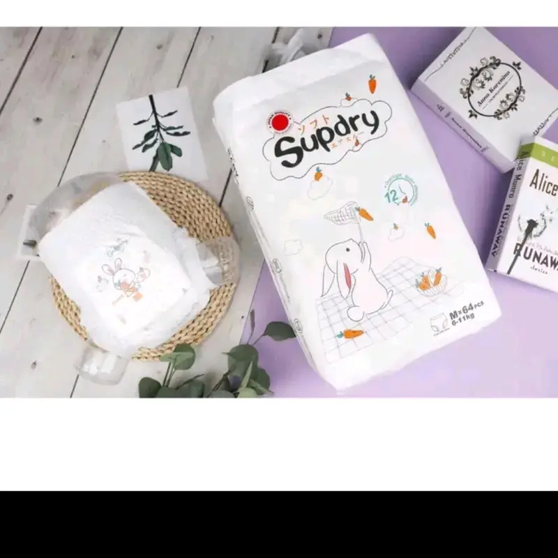 bỉm supdry xanh+trắng nội địa trung Cho Bé Voi 1