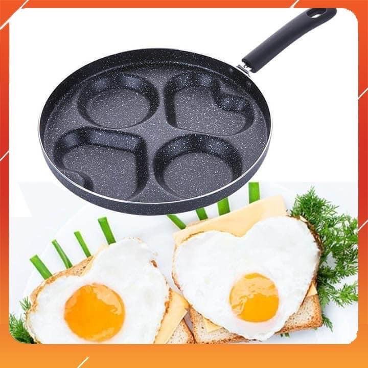 Chảo rán 4 ngăn chống dính siêu bền dùng cho mọi loại bếp