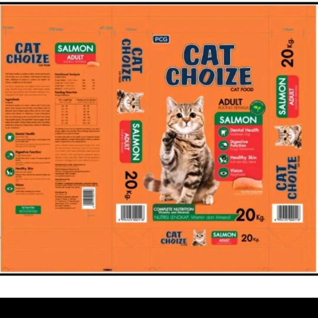 Paket Hemat 3 bungkus Makanan Kucing HALAL dan Murah Cat Choize Aroma kucing pasti suka a