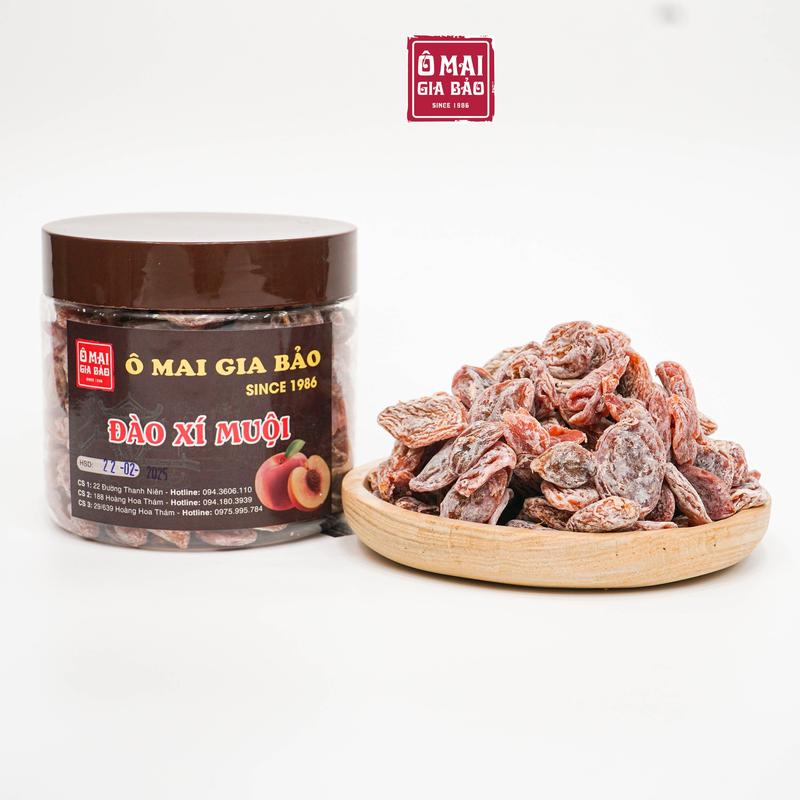 Ô Mai Đào Xí Muội Gia Bảo - Món Ăn Vặt Vị Chua Ngọt Mặn Food