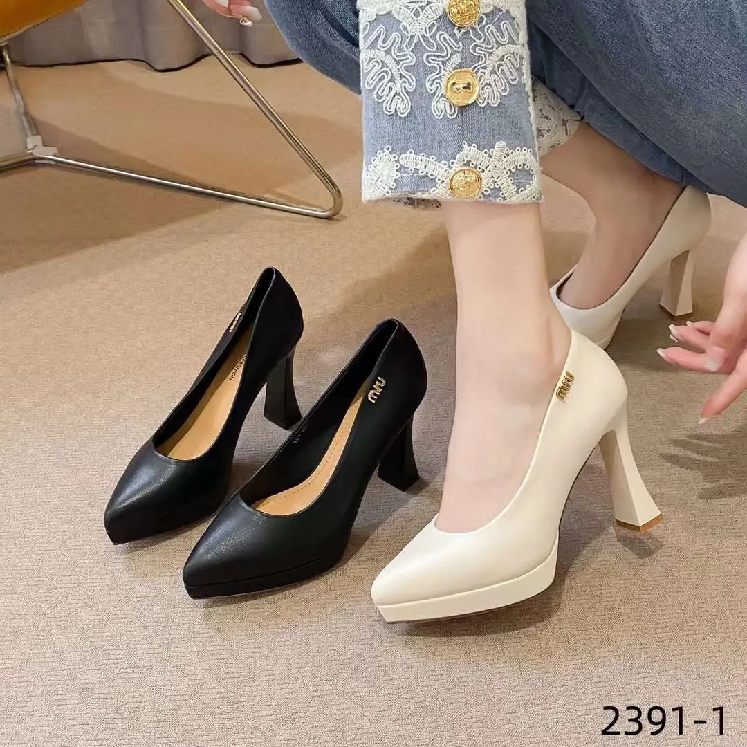 Lmaz 2391-1giày nữ công sở mã 2391-1 hàng quảng châu cấp,form 1.5 cao hai đế 9 cm