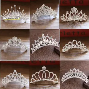 YADORNOS Crown sirkam for Bridal Wedding Mahkota Pengantin Pernikahan hiasan aksesoris rambut Hair Comb warna warni