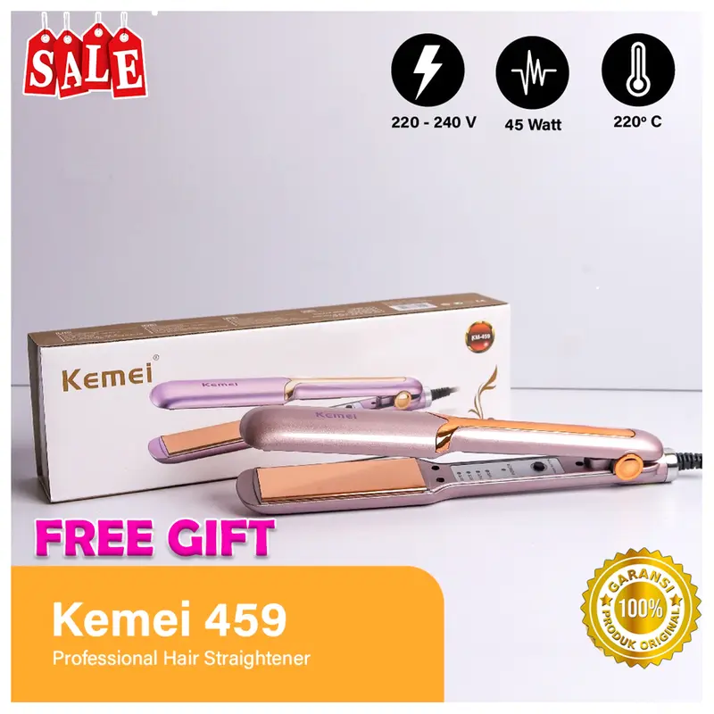 Catokan Rambut Kemei 459 / Catok Pelurus Kemei 459 5