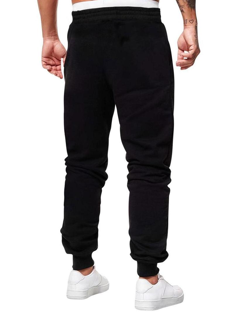 Product Introduction of Men's Regular Fit Dinosaur Print Drawstring Waist Sweatpants, Casual Comfy Pants for Fall & Winter, Men's Trousers for Daily Wear 5