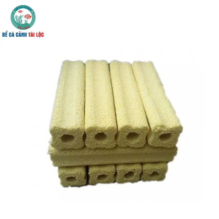 Sứ lọc thanh Sứ Hoa Mai/ sứ thanh muối tiêu . Vật liệu lọc bể cá