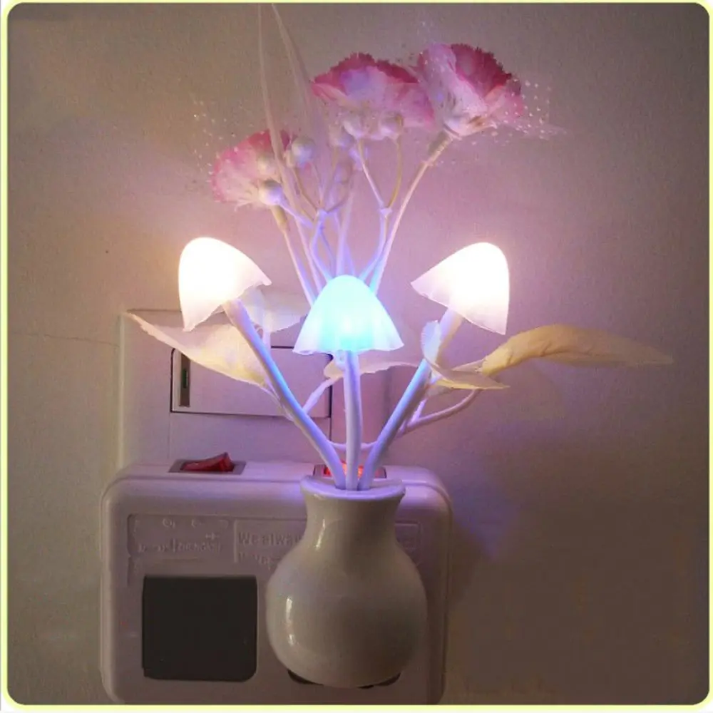 Fashion Sensation LED Bed Lamp Home Decor Romantic Night Light  Color Changing Flowers