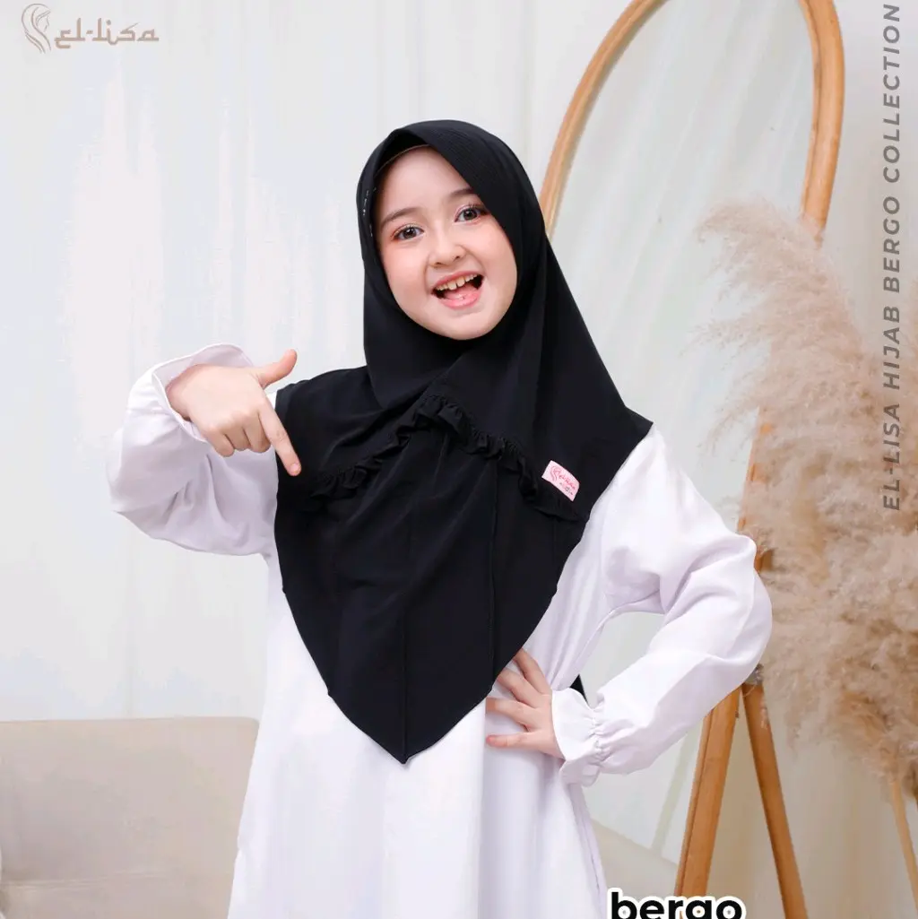 bergo Dania kids Anak Muslim Jilbab