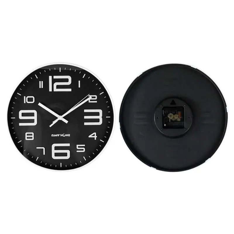 Jam Dinding Bulat Keren  Quartz Creative Design Modern Tipe Baterai 1x AA Taffhome 3