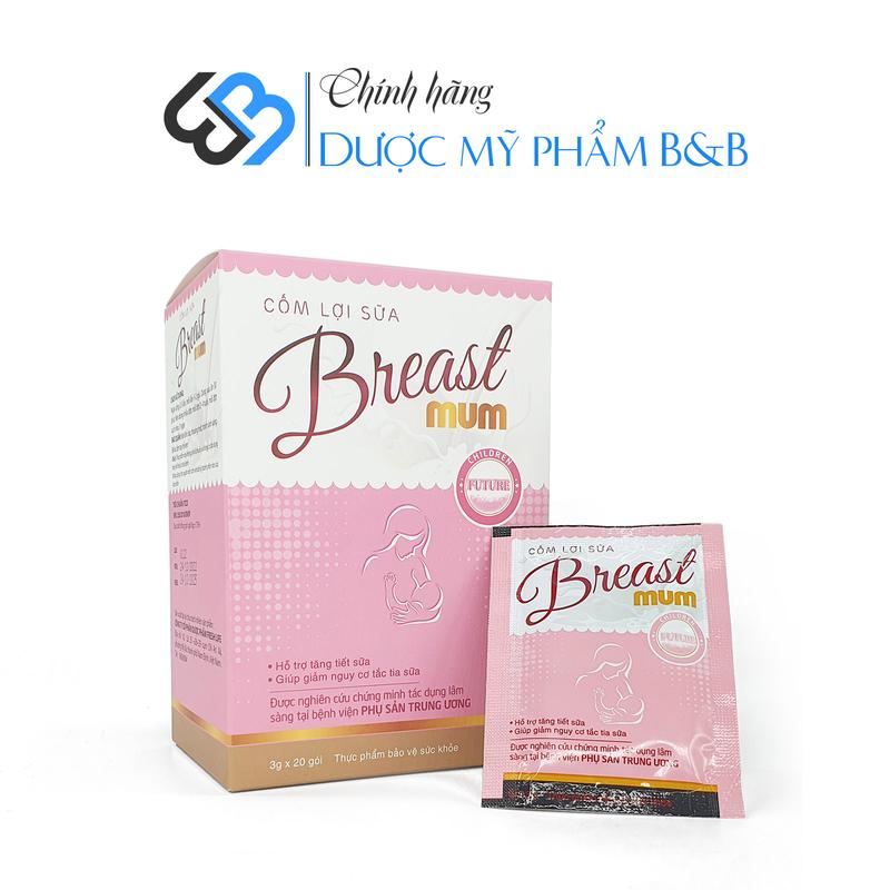 Cốm lợi Sữa Breast mum - Bổ sung vitamin acid amin giúp tăng chất lượng và số lượng sữa mẹ