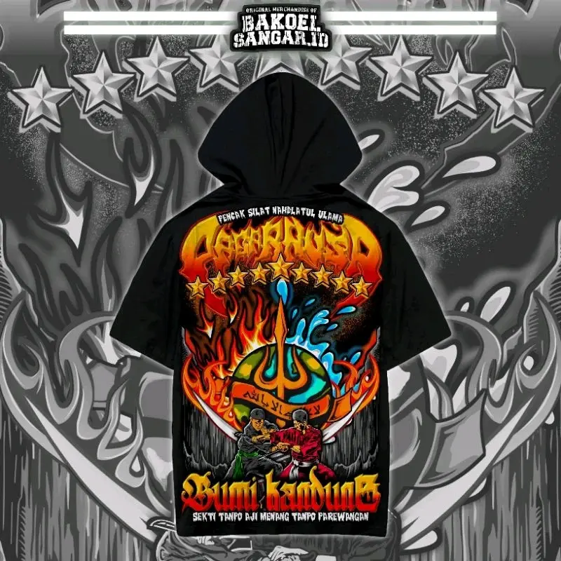 TS HOODIE Pagar Nusa Bumi Kandung Volt 4 ( A2 FULL PUNGGUNG ) Limited Edition 6