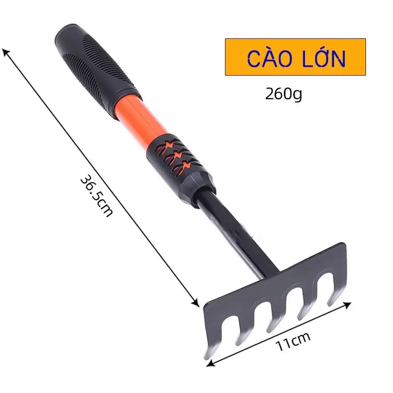 ￼Bộ xẻng làm vườn tiện lợi thép không gỉ 1