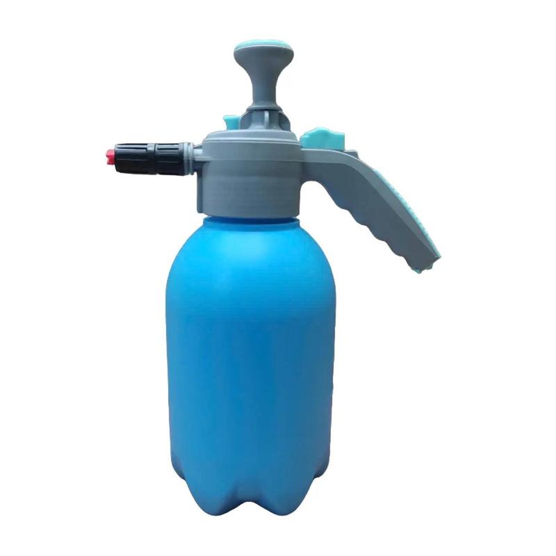 VG155 Bình xịt bọt tuyết màu xanh 2lit + 1 vòi xịt bọt tuyết có van xã và xịt tự dộng dùng rửa xe máy oto xe dien xe tải