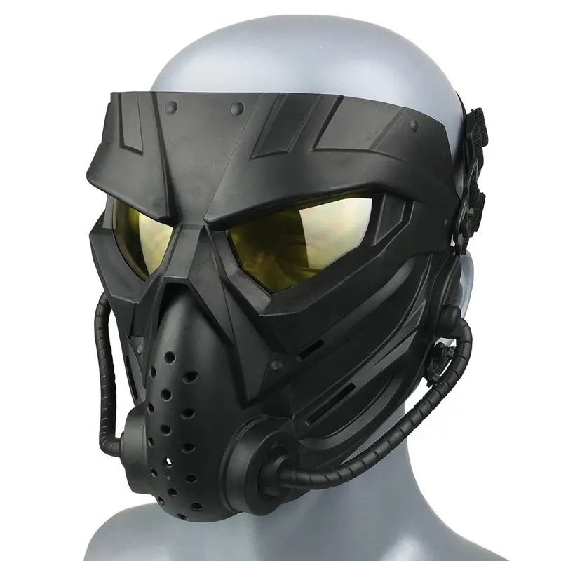 Tactical Mask, 1 Count Full Face Protective Mask with Adjustable Strap, Tactical Full Face Mask for Shooting Game, Self Defense Equipment Accessories 3