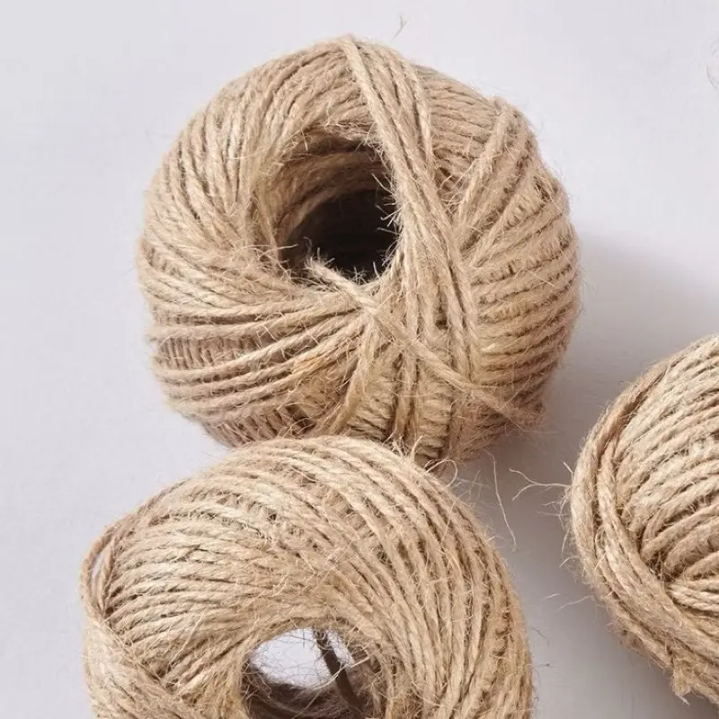 Cuộn dây thừng gai (30m), dây thừng vintage trang trí, làm đồ hanmade Diy 1