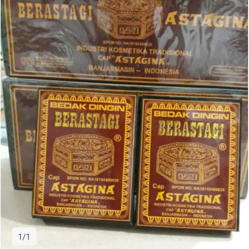 1 DOOS BEDAK DINGIN BERASTAGI ASTAGINA ISI 12PC 0