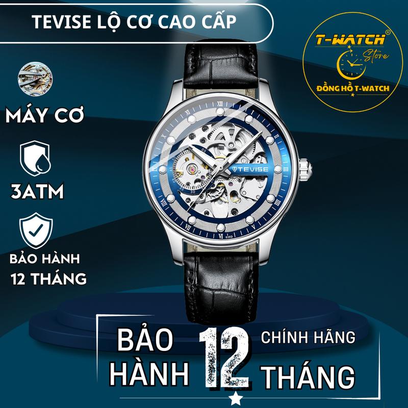 Đồng hồ cơ TEVISE T2 Lộ Cơ Automatic Cao Cấp Viền Thép Chống Rỉ, Chống Nước Tốt, Đeo Tay Watch Nam