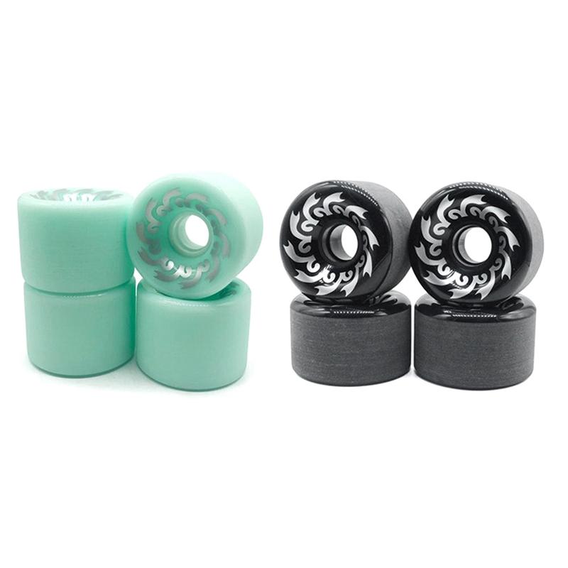 4Pcs Skateboard Accessories Double Warping 70X51Mm 82A Sliding Plate Grinding Wheel Long Board Wheels 1