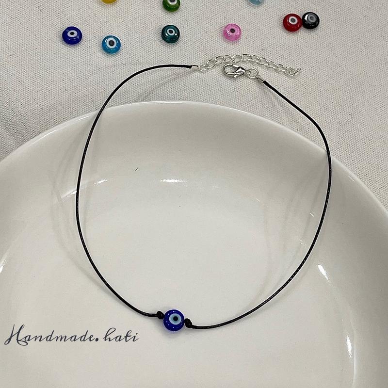 Dây Chuyền Evil Eye Thuỷ Tinh Vòng Cổ Vòng Tay Mắt Quỷ Trang Sức