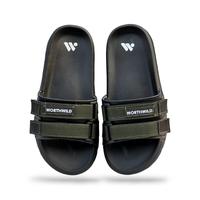 Gambar Worthwild - Sandal Pria Blck Green Gozo | Sandal Slide Flip Flop | Sandal Velcro Webbing | Sendal Selop | Sandal Karet | Sandals Slippers Sandal Black - Gozo Black Green, 39 dari Worthwild Store Kab. Tangerang 1 Tokopedia