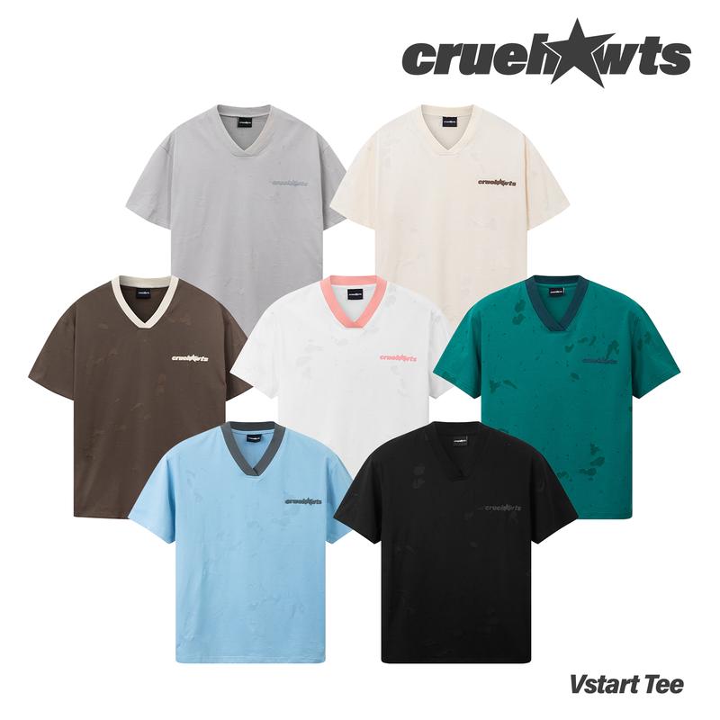 Áo thun Cruehawts Vstart ss24/ Oversize