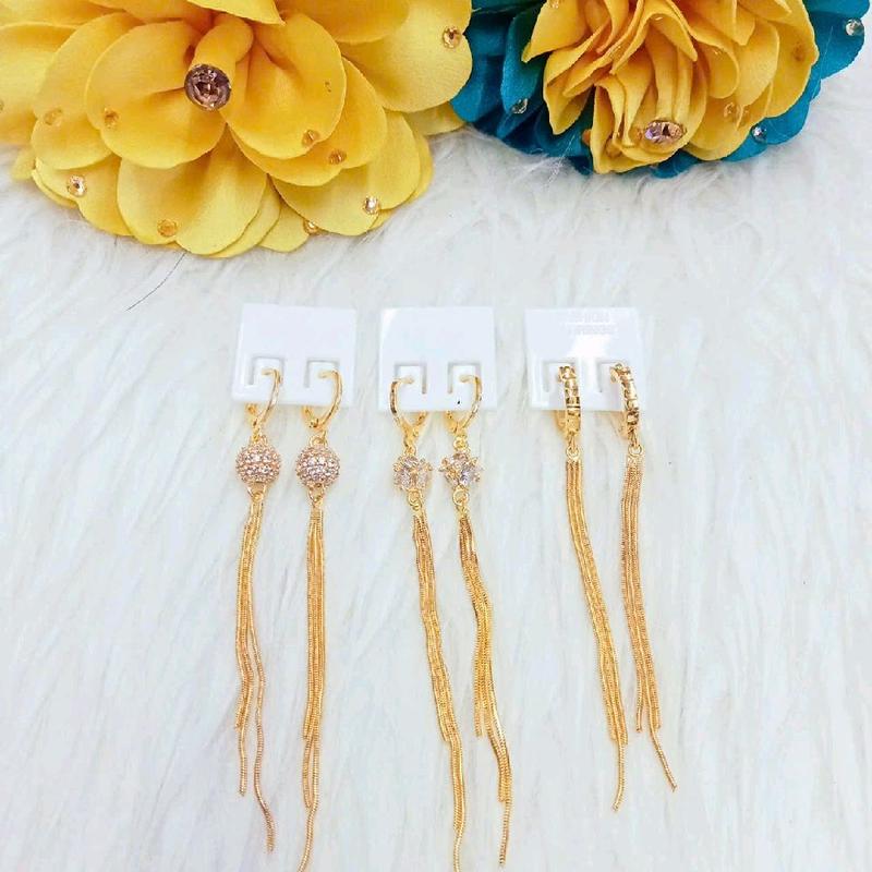 Bông Tai tòn ten Tua Màu Vàng Miền Tây 750 Phụ Kiện