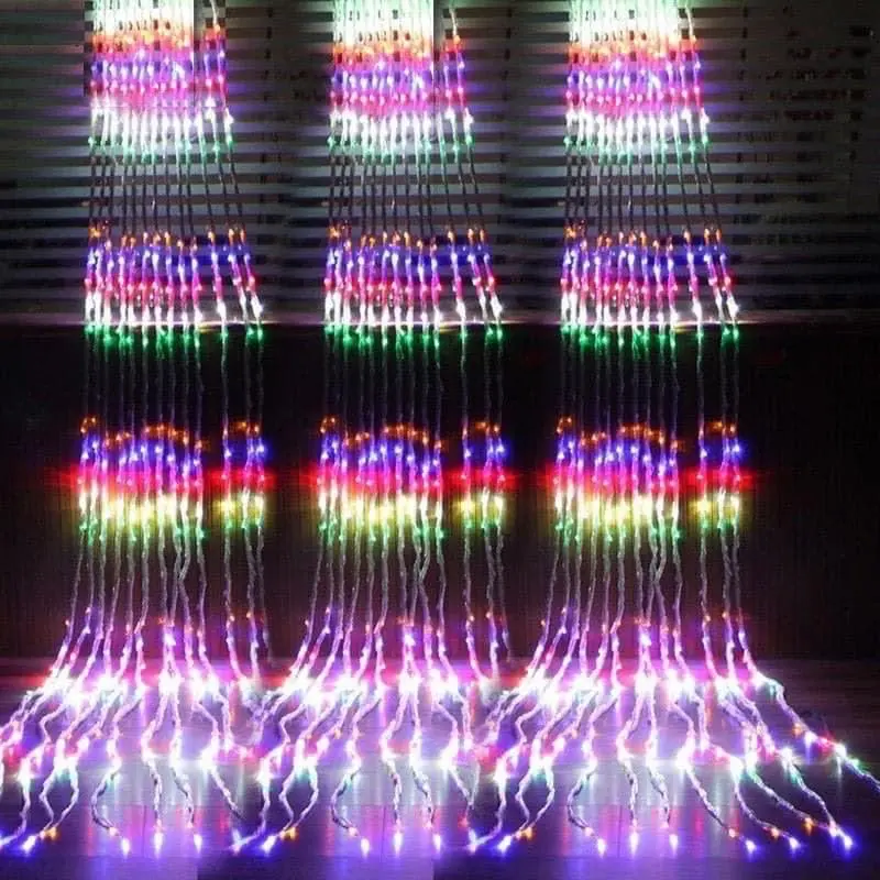 Led mành hiệu ứng thác nước cao 2m ngang 3m và cao 3m ngang 3m 2