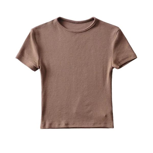 Áo Thun Nữ Ôm Body Tay Ngắn | Chất Gân Co Giãn Tôn Dáng Chuẩn Gen Z 6