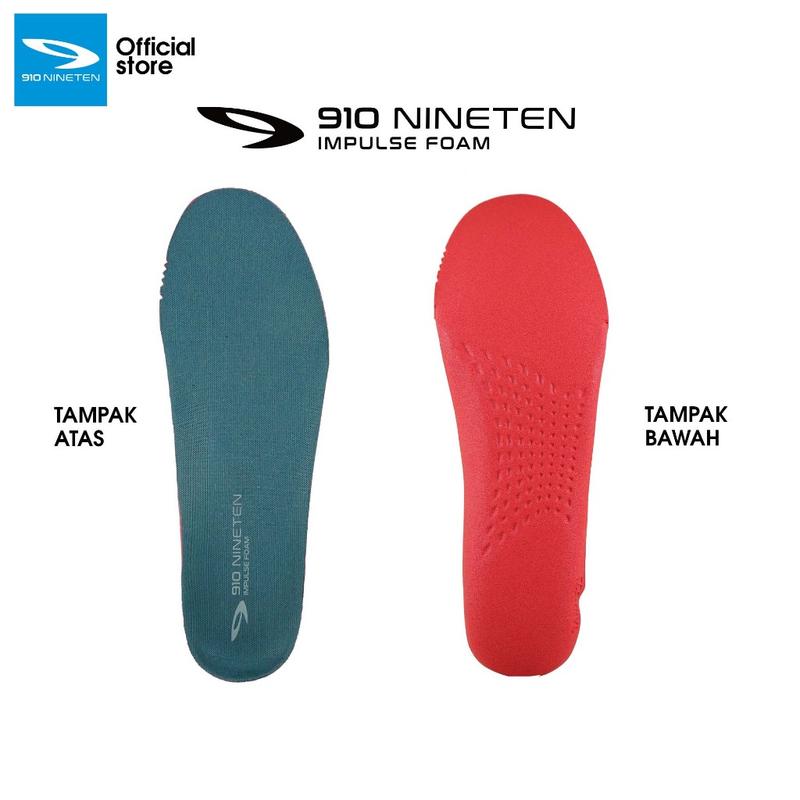 910 Nineten Haze Vision 1.0 Sepatu Lari - Hitam/Abu/Hijau Hydro 5