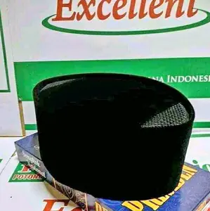 Peci kopiah songkok hitam AC murah terbaru hitam Polos Muslim Motif anak - anak & Dewasa Nyaman Bludru