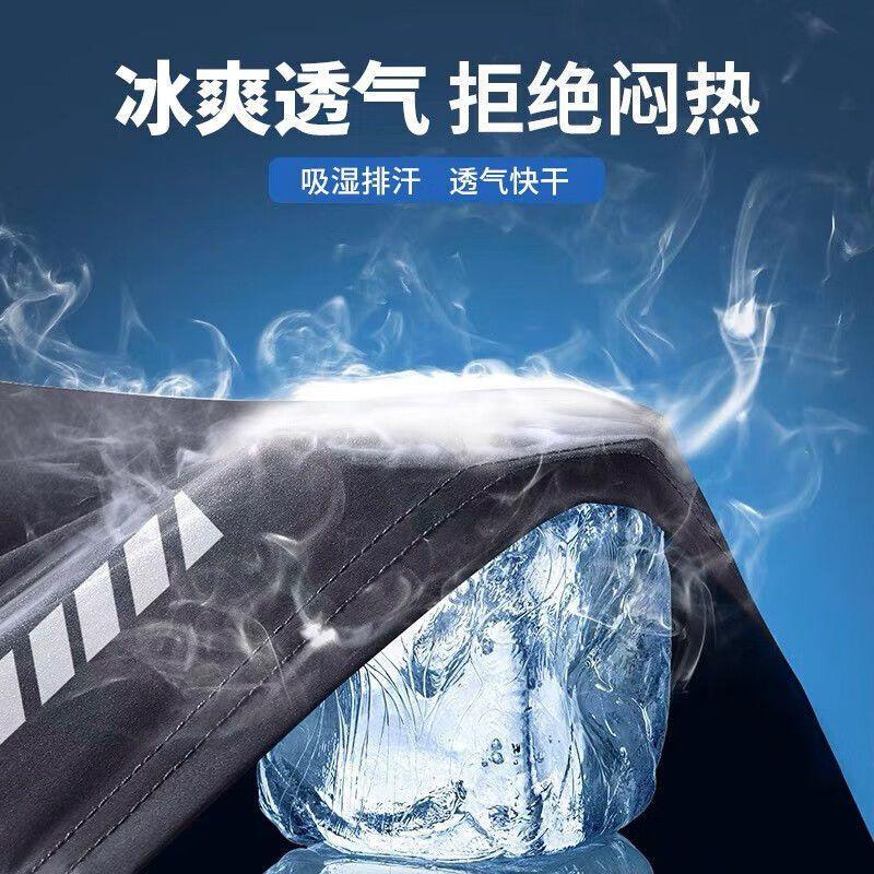 Product Introduction of [97% Positive Rating] Men's Swimwear Set Quick-Dry Elastic Swimming Top Surfing Running Sports Hot Spring Anti-Exposure Double-Layer Swim Trunks 2